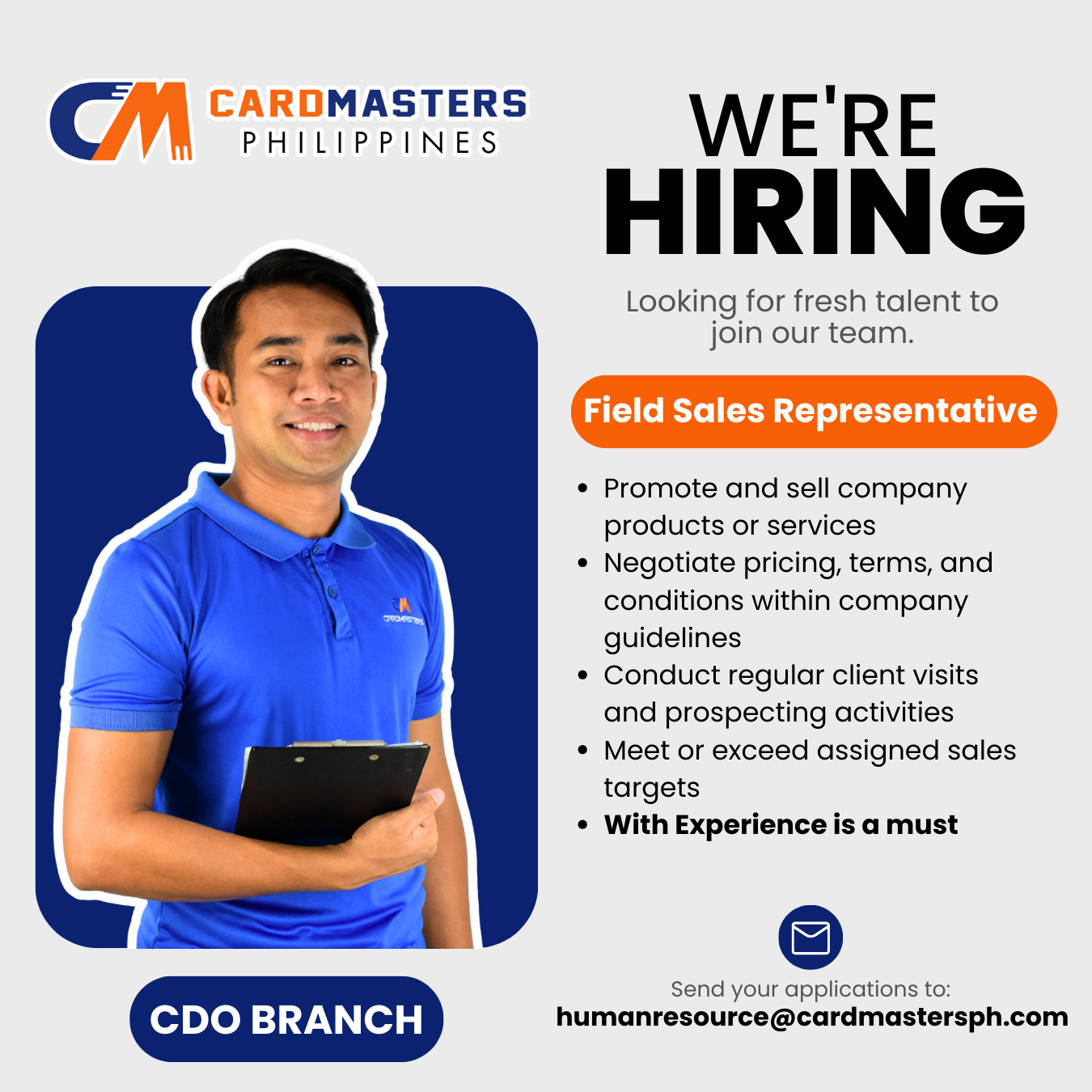 Hiring Field Sales Representative