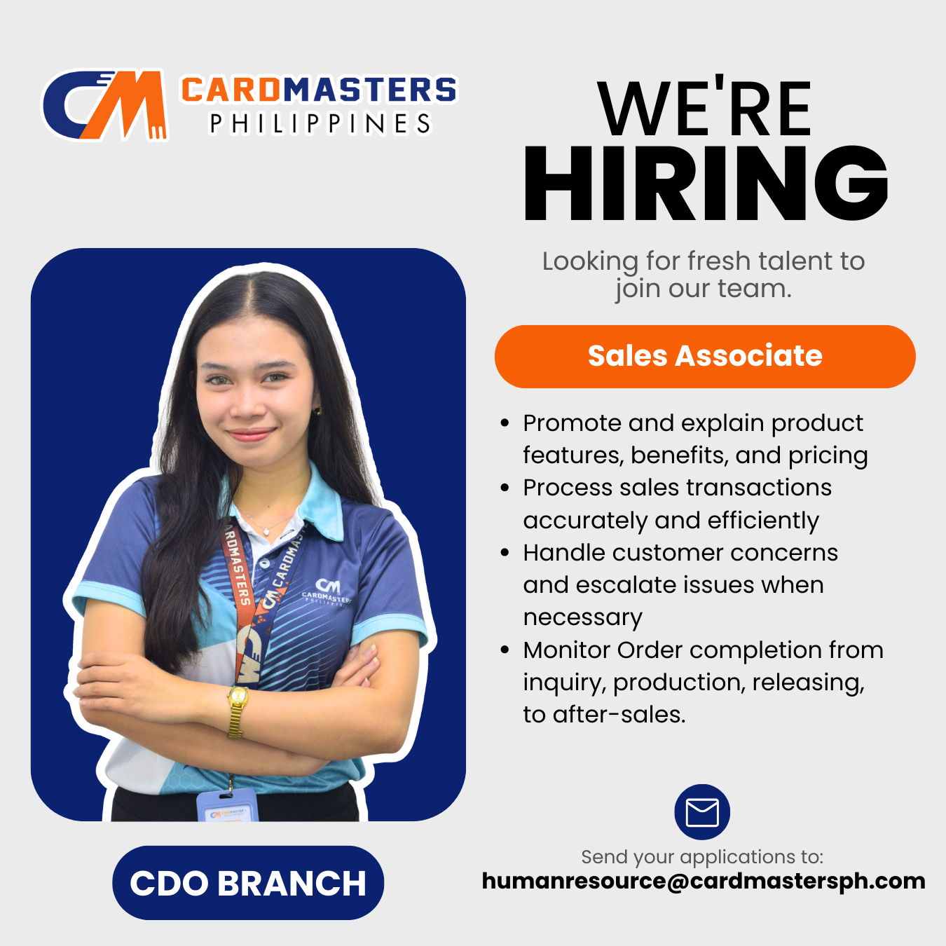 Hiring Sales Associate