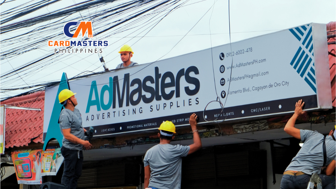 Signages - AdMasters Lighted Panaflex with Acrylic Build-Up Signage